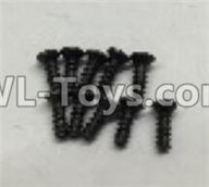 Wltoys 18405 Parts-A949-47 Countersunk self tapping screws(M2x16)-10pcs,Wltoys 18405 RC Crawler Car Spare Parts Replacement Accessories,1:18 18405 4wd RC rock racing car Parts,On Road Drift Racing Truck Car Parts